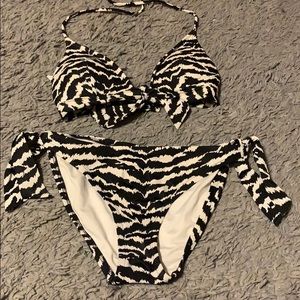 Victoria’s secret zebra bathing suit